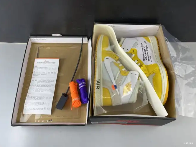 Rep MAX 1 Off-White Powder Air Jordan Dark Yellow-Cone x NRG AQ0818-149 White 0520